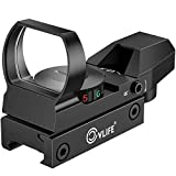 CVLIFE 1X22X33 Red Green Dot Gun Sight Riflescope Reflex Sight for 20mm Rail
