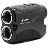 TecTecTec VPRO500 Golf Rangefinder with High-Precision, Laser Range Finder Binoculars with Pinsensor and Battery, Golf Accessories for Golfing and Hunting - Black
