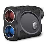 Rangefinder, Hunting Laser Range Finder 800 Yards High-Precision Flag Lock with Vibration Hunter Scope for Golfing Hunting, Free Battery