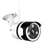 NETVUE outdoor1 Outdoor Security Camera - 1080P Outdoor Camera Wireless, IP66 Waterproof, WiFi Outdoor Camera 2-Way Audio, Night Vision, Motion Detection, Cloud Storage, TF Card Support Work with Alexa, White