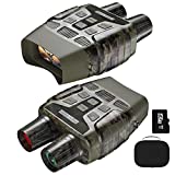 Night Vision Goggles - Digital Night Vision Binoculars - 984 ft Infrared Night Vision Range Lets You Capture Photos & Record Videos Save on 32 GB Card (Included)