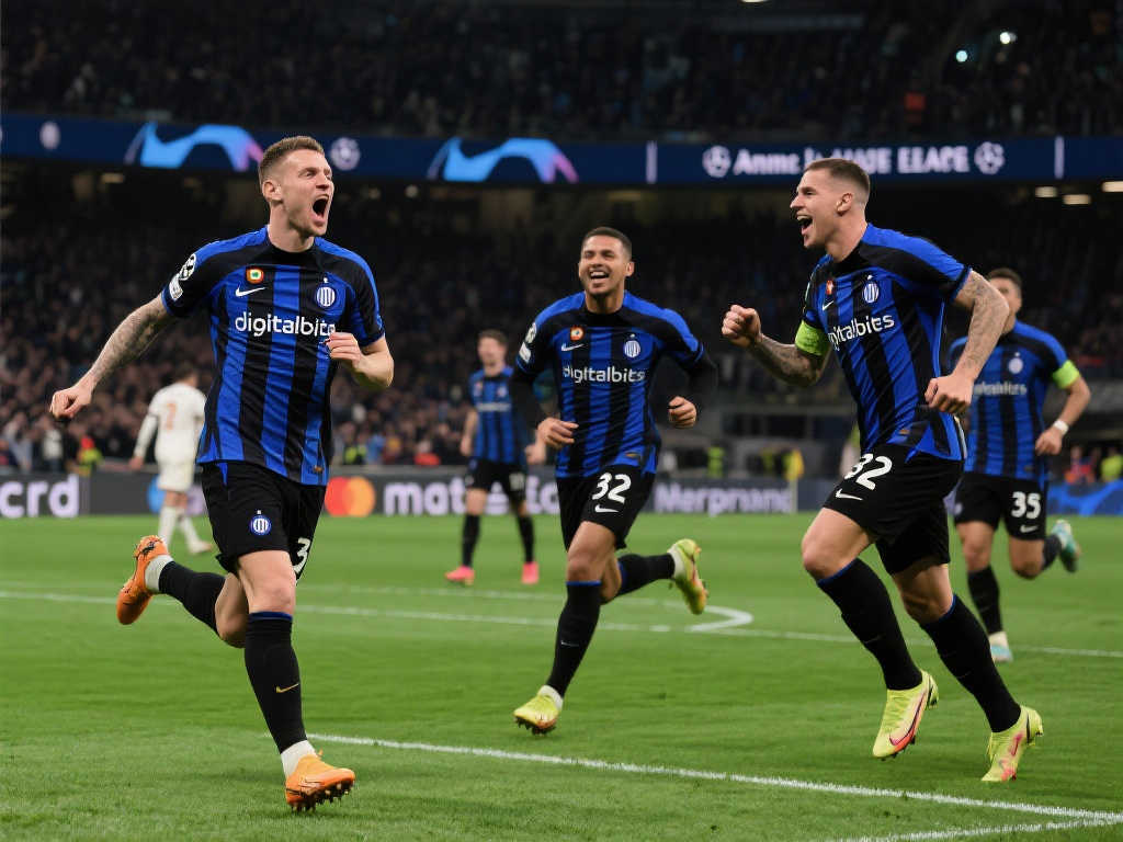 安联决战在即！国米加时力克巴萨，挺进欧冠决赛静候对手