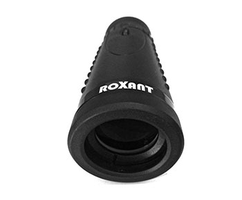 ROXANT ROX-GS Authentic Grip Scope HD Wide View Monocular - with Retractable Eyepiece and Fully Multi Coated Optical Glass Lens + Bak4 Prism, Black Pack