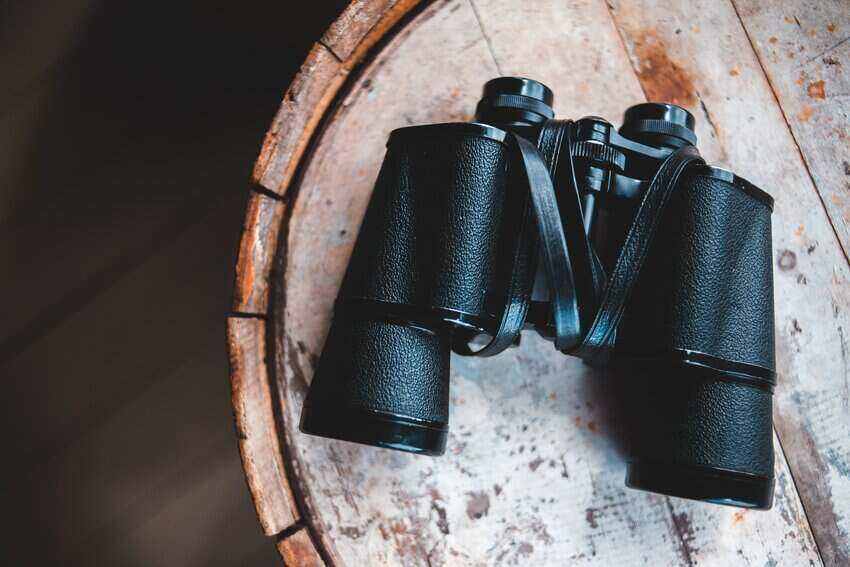 Night vision binoculars with camera